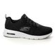 Skechers Trainers - Black White - 149948 SKECH AIR COURT