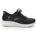 Skechers Trainers - Black White - 150012 SLIP INS LACE