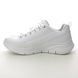 Skechers Trainers - White silver - 149146W SYNERGY ARCH FIT WIDE
