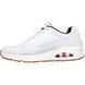 Skechers Trainers - White Navy Red - 52458 Uno Stand On Air