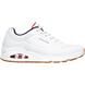 Skechers Trainers - White Navy Red - 52458 Uno Stand On Air