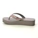Skechers Toe Post Sandals - Taupe - 119638 VINYASA DAISIES