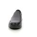 Skechers Slip-on Shoes - Black - 77071 WORK LEATHER SLIP RESISTANT