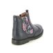Start Rite Girls Boots - Navy leather - 1445-86F CHELSEA