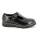 Start Rite Girls Shoes - Black leather - 3524-76F ENVISAGE T BAR