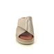 Tamaris Slide Sandals - Light Gold - 27223/28/179 ALISA  WEDGE