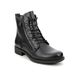 Tamaris Lace Up Boots - Black leather - 25211/29/074 ANOUK ZIP RONJA
