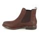 Tamaris Chelsea Boots - Brown waxy leather - 25056/29/313 BELINA