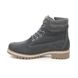 Tamaris Lace Up Boots - Dark grey nubuck - 26244/27/214 CASTER TEX