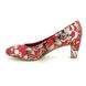 Tamaris Heeled Shoes - Red floral  - 22418/22/547 CAXIAS 91