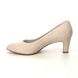Tamaris Court Shoes - Nude Suede - 2242042233 DAENERYS
