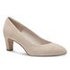 Tamaris Court Shoes - Nude Suede - 2242042233 DAENERYS