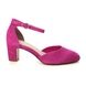 Tamaris Court Shoes - Fuchsia Suede - 2240142513 GALA DAENERYS