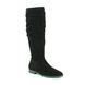 Tamaris Knee-high Boots - Black Suede - 25546/21/001 GESIN  LONG