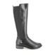 Tamaris Knee-high Boots - Black leather - 25511/27/001 INDAFITONI