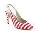 Tamaris High-heeled Shoes - White-red combi - 29614/30/692 JOLIE