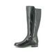 Tamaris Knee-high Boots - Black leather - 25539/23/001 LILLIT