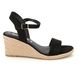Tamaris Wedge Sandals - Black - 28300/20/001 LIVIA  91