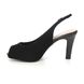 Tamaris Slingback Shoes - Black Suede - 2960942001 LYCORIS PEEP 90