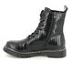 Tamaris Biker Boots - Black croc - 25865/27/028 MARISODOC
