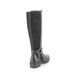 Tamaris Knee-high Boots - Black leather - 25550/27/001 MARLI WIDE LEG