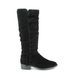 Tamaris Knee-high Boots - Black Suede - 25561/23/001 MINE
