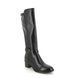 Tamaris Knee-high Boots - Black leather - 25530/27/001 PAULETTALONG