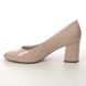 Tamaris Court Shoes - Nude Patent - 22407/41/253 ROSALYN BLOCK