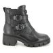 Tamaris Biker Boots - Black leather - 25420/41/001 SAVANNAH BUCKLE