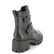 Tamaris Biker Boots - Black leather - 25420/41/001 SAVANNAH BUCKLE