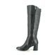 Tamaris Knee-high Boots - Black leather - 25515/25/001 SOLO