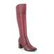 Tamaris Knee-high Boots - Red leather - 25515/25/501 SOLO