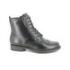 Tamaris Lace Up Boots - Black leather - 25106/27/003 SUZAN BROGUE