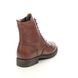 Tamaris Lace Up Boots - Tan Leather  - 25106/27305 SUZAN BROGUE