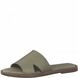 Tamaris Slide Sandals - Khaki Leather - 27135/28/763 TOFFY