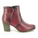 Tamaris Ankle Boots - Red leather - 25338/25/585 TORA