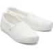 Toms Comfort Slip On Shoes - White - 10020655 Alpargata with Cloudbound