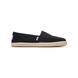 Toms Comfort Slip On Shoes - Black - 10019670 Alpargata Rope