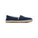 Toms Comfort Slip On Shoes - Navy - 10019674 Alpargata Rope