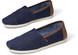 Toms Slip-on Shoes - Navy - 10014455/70 CLASSIC VENICE