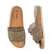 Verbenas Slide Sandals - Khaki Suede - 3300620220 ROCIO