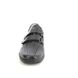 Waldlaufer Comfort Slip On Shoes - Black leather - 607302/172001 KYA    2V EXTRA WIDE