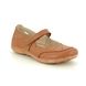 Walk in the City Mary Jane Shoes - Tan Leather  - 7105/20981 DAISBAR WIDE FIT