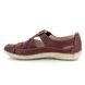 Walk in the City Comfort Slip On Shoes - Red - 7105/16030 DAISLAT