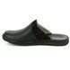 Begg Exclusive Mule Slippers - Black leather - 2307/28800 LEAMU