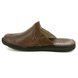 Begg Exclusive Mule Slippers - Brown leather - 2307/28800 LEAMU