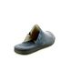 Begg Exclusive Mule Slippers - Navy leather - 2307/28807 LEAMU