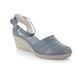Walk in the City Wedge Sandals - Navy - 8103/18550 MOSEL 81