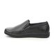 Begg Exclusive Slippers - Black leather - 2307/37660 NOBLEY