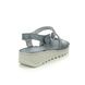 Walk in the City Comfortable Sandals - Denim leather - 9371/36170 TRAMBA